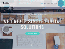 Tablet Screenshot of itscopesolutions.com